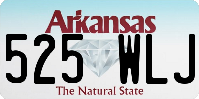 AR license plate 525WLJ