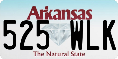 AR license plate 525WLK