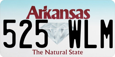 AR license plate 525WLM