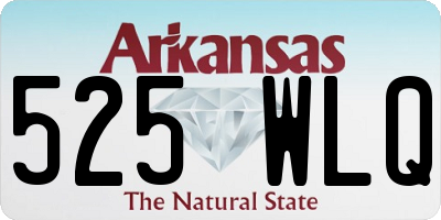 AR license plate 525WLQ