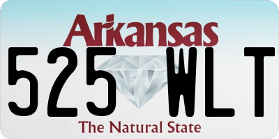 AR license plate 525WLT