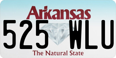 AR license plate 525WLU
