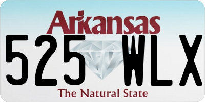 AR license plate 525WLX