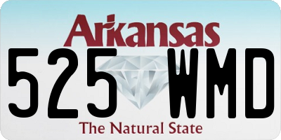 AR license plate 525WMD