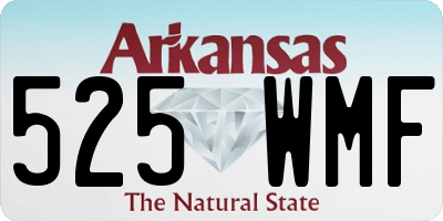 AR license plate 525WMF