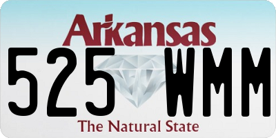 AR license plate 525WMM