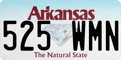 AR license plate 525WMN