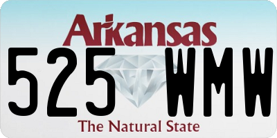 AR license plate 525WMW