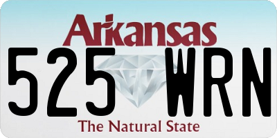 AR license plate 525WRN