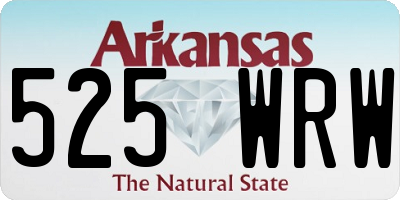 AR license plate 525WRW