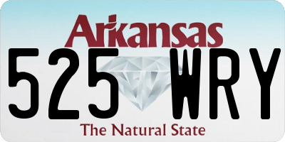 AR license plate 525WRY