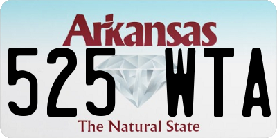 AR license plate 525WTA