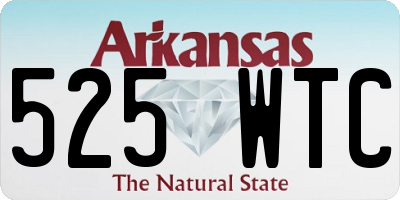 AR license plate 525WTC