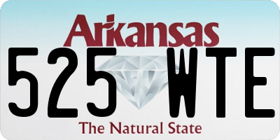 AR license plate 525WTE