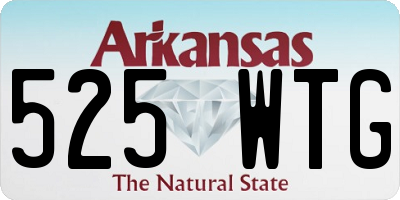 AR license plate 525WTG