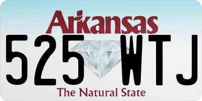 AR license plate 525WTJ