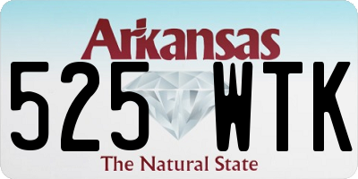 AR license plate 525WTK