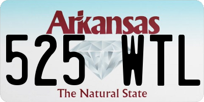 AR license plate 525WTL
