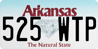 AR license plate 525WTP