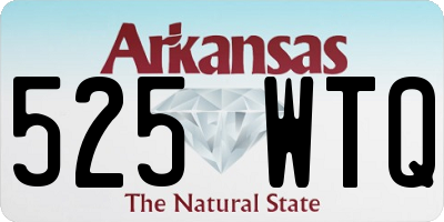 AR license plate 525WTQ