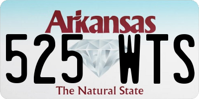 AR license plate 525WTS