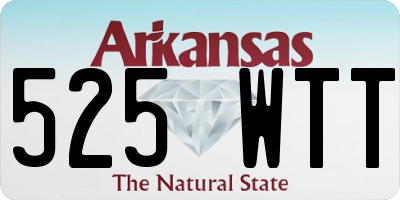 AR license plate 525WTT