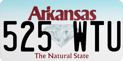 AR license plate 525WTU