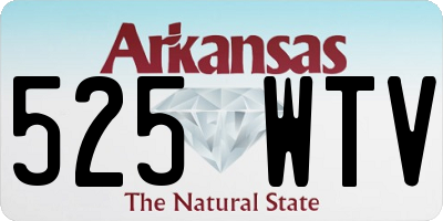 AR license plate 525WTV