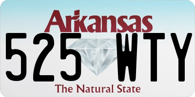 AR license plate 525WTY