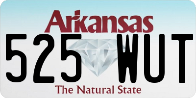 AR license plate 525WUT