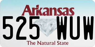 AR license plate 525WUW