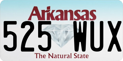 AR license plate 525WUX