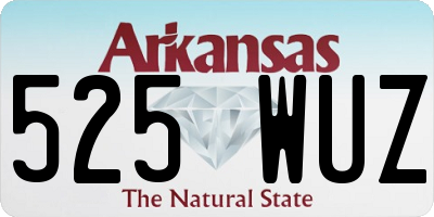 AR license plate 525WUZ