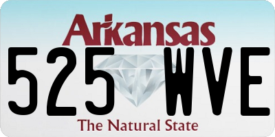 AR license plate 525WVE