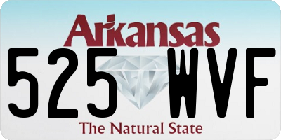 AR license plate 525WVF