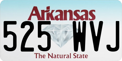 AR license plate 525WVJ