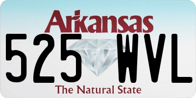 AR license plate 525WVL