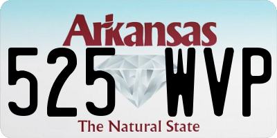 AR license plate 525WVP