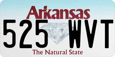 AR license plate 525WVT