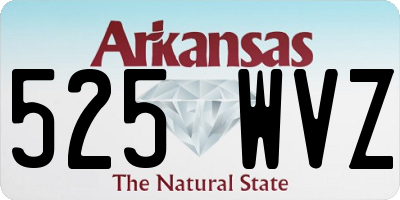 AR license plate 525WVZ