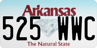 AR license plate 525WWC