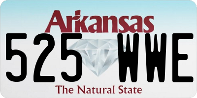 AR license plate 525WWE