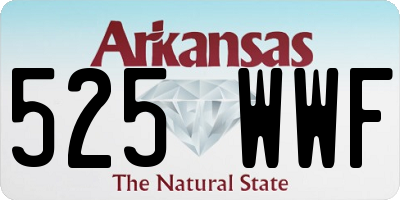 AR license plate 525WWF