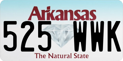 AR license plate 525WWK