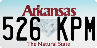 AR license plate 526KPM