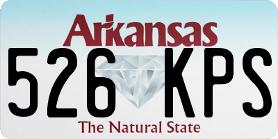 AR license plate 526KPS