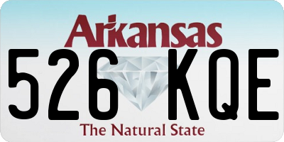 AR license plate 526KQE