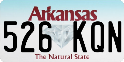AR license plate 526KQN