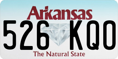 AR license plate 526KQO