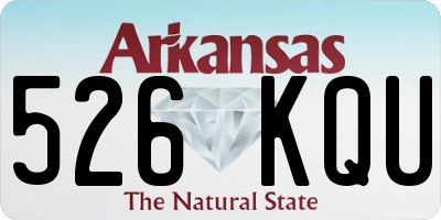 AR license plate 526KQU